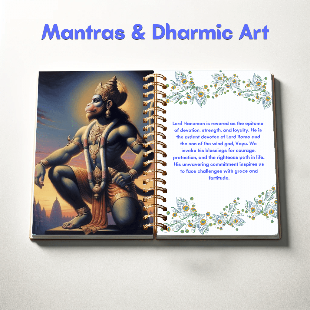 Mantras & Dharmic Art - 2024 Hindu Planner by Artham