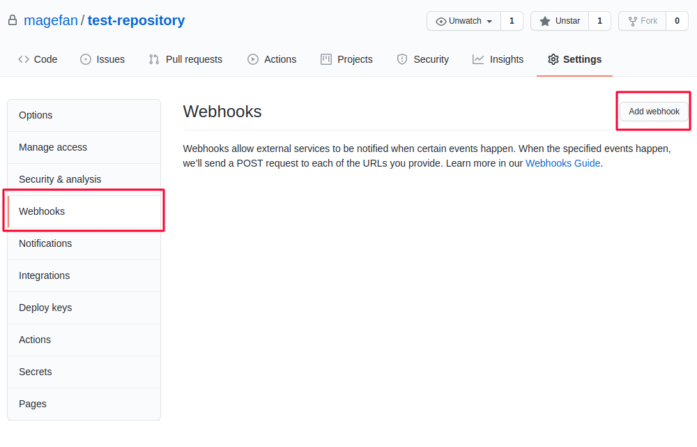 How to Configure Webhooks in GitHub? [Step-by-Step] - Magefan