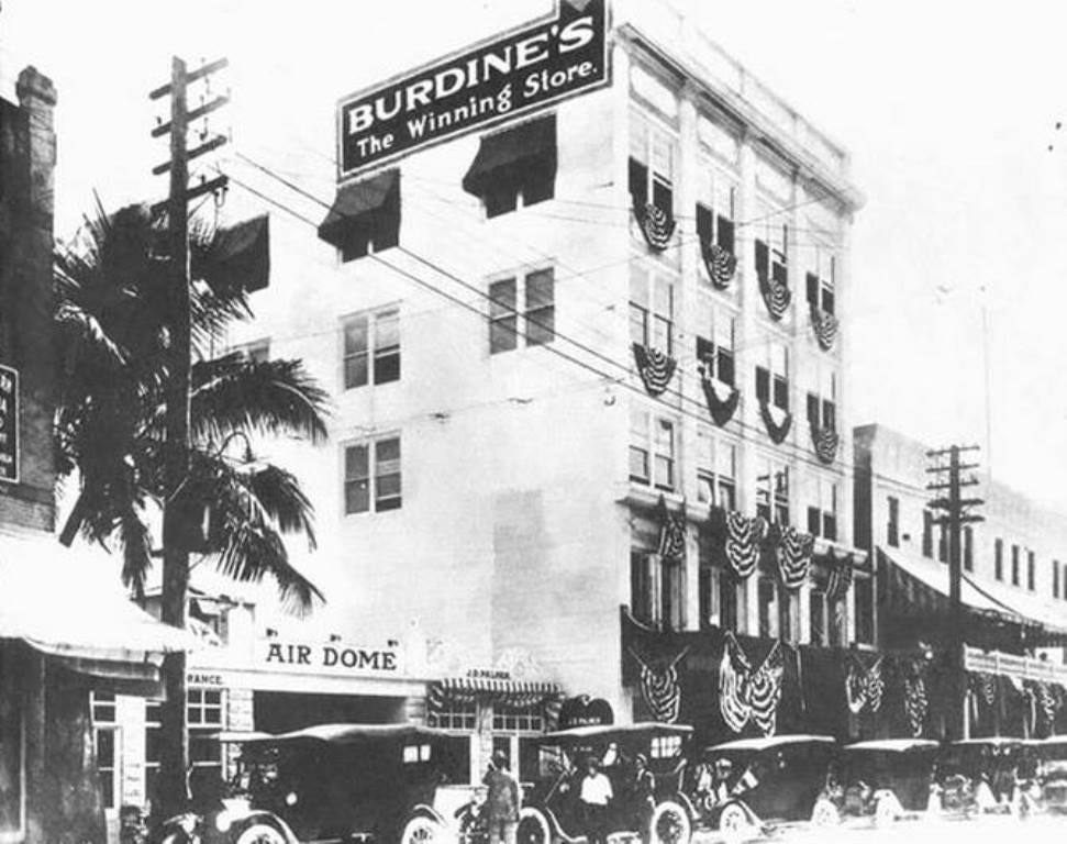 Cover: Burdines department store in 1912 on Flagler Street. Courtesy of Florida State Archives.