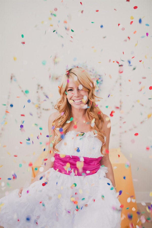 The Perfect Confetti Garland