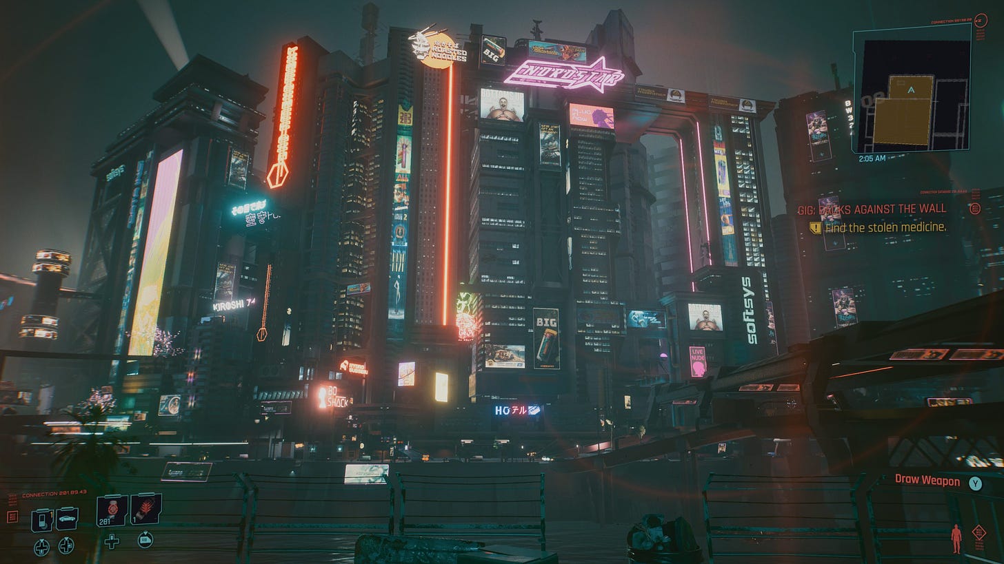 Night City in Cyberpunk 2077