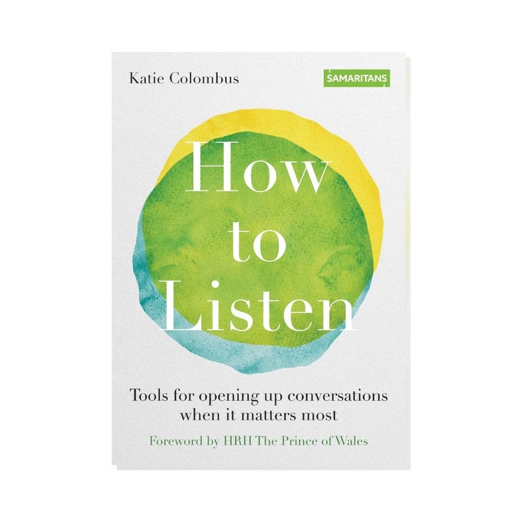 How To Listen book by Katie Colombus | Samaritans Shop ❤︎ Home of Wellbeing  Gifts | Samaritans Online Shop