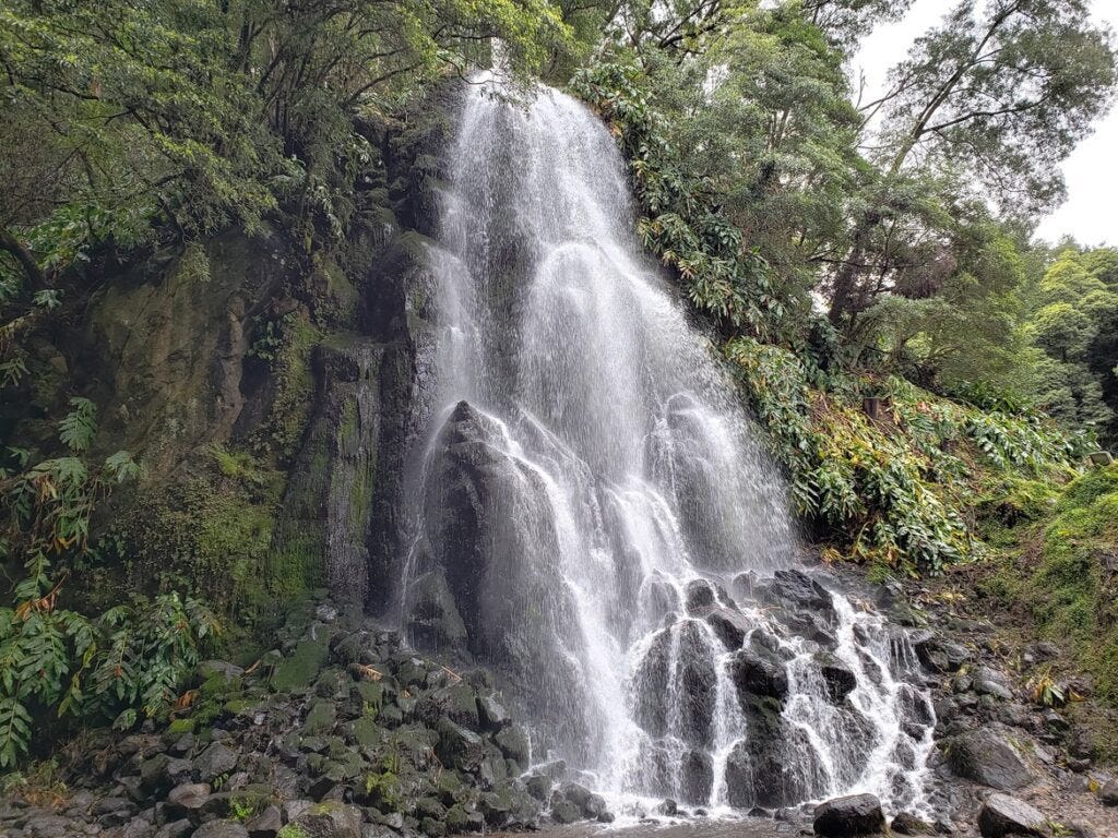 Waterfalls in the Nordest Region of Sao Migue
