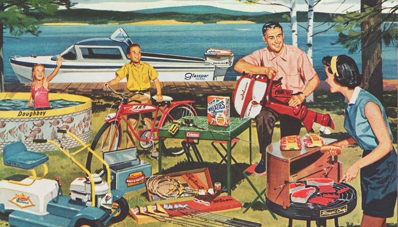 Envisioning The American Dream | A visual remix of the American Dream as  pictured in Mid Century Media