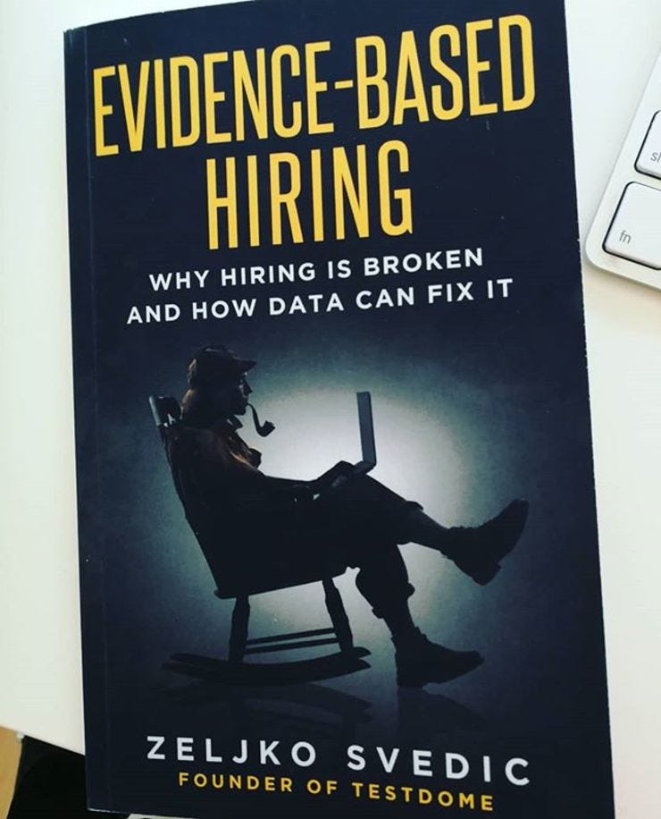 A friend wrote a book that Chris helped review, read if you are hiring