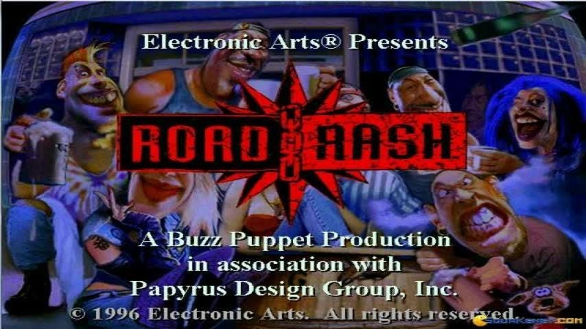 Road Rash gameplay (PC Game, 1994)