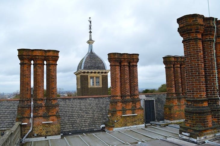 Roof and chimneys of Charlton House