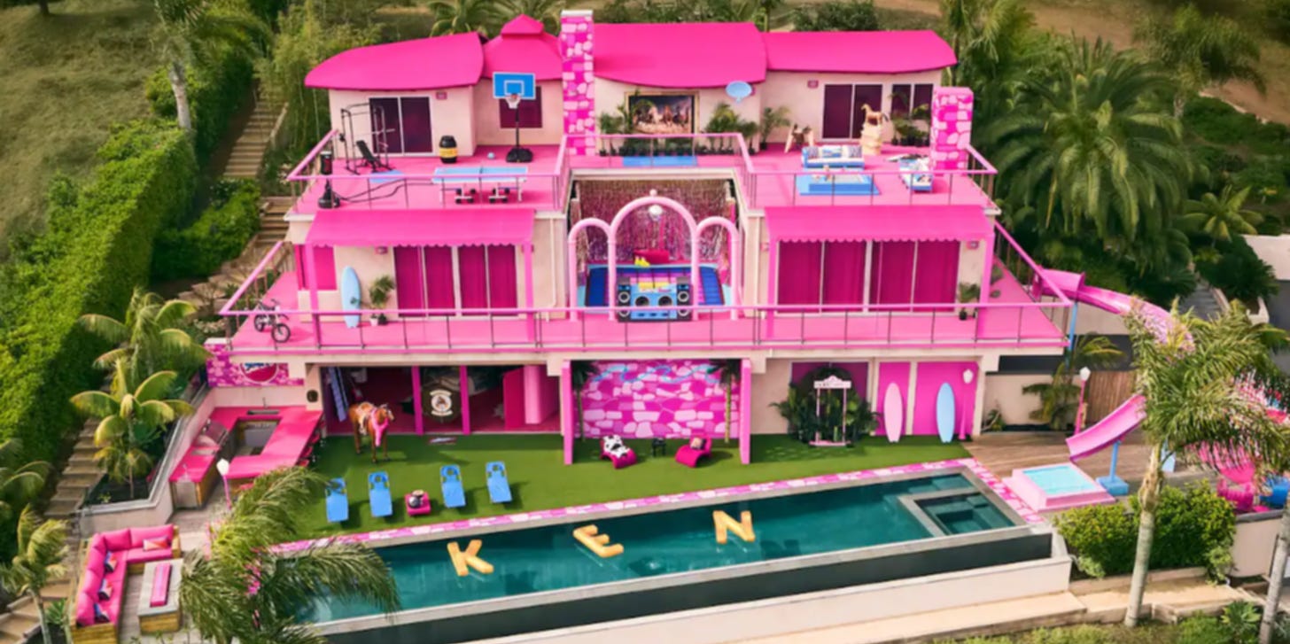 La villa de Barbie à Malibu est à louer gratuitement sur la plateforme  Airbnb
