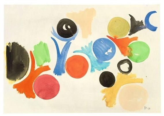 Untitled, 1957 - Ernst Wilhelm Nay