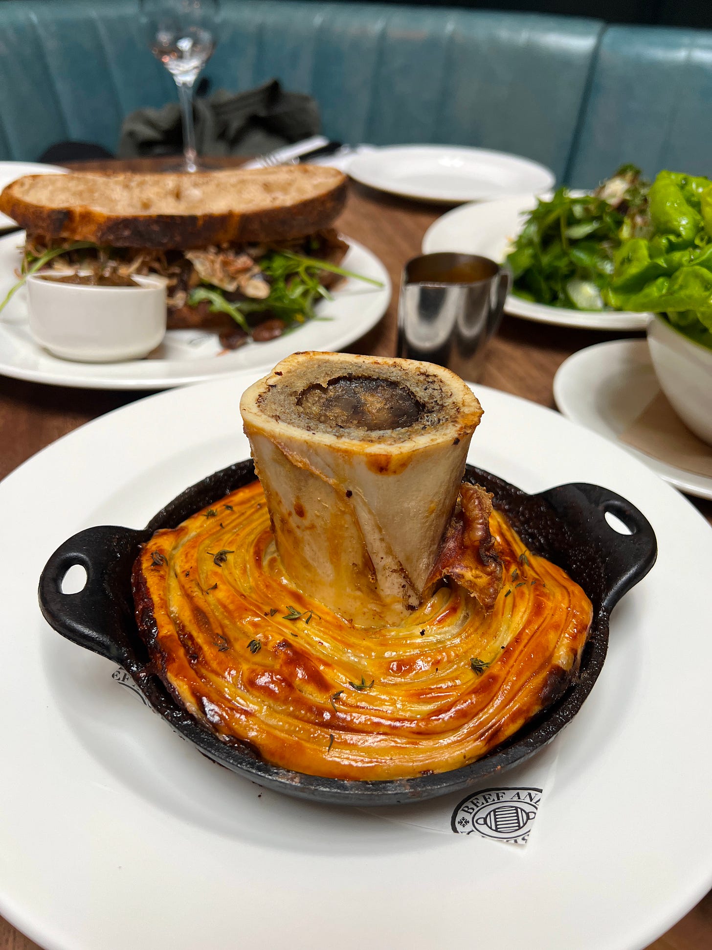 bone marrow pie hawksmoor