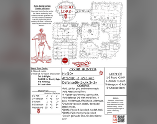 Solo Tombs of Varce Rpg