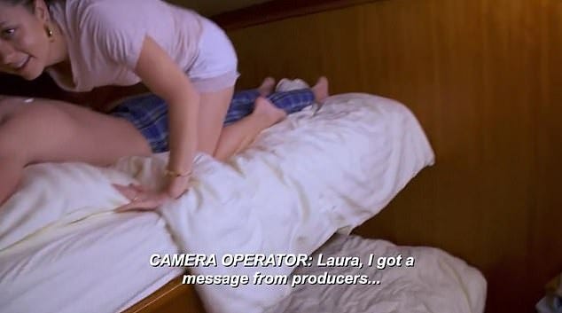 Below Deck Down Under: Stewardess Laura Bileskalne climbs into bed with  deckhand Adam Kodra and forces herself on him after he says 'no' - as Luke  Jones is fired for shocking sexual
