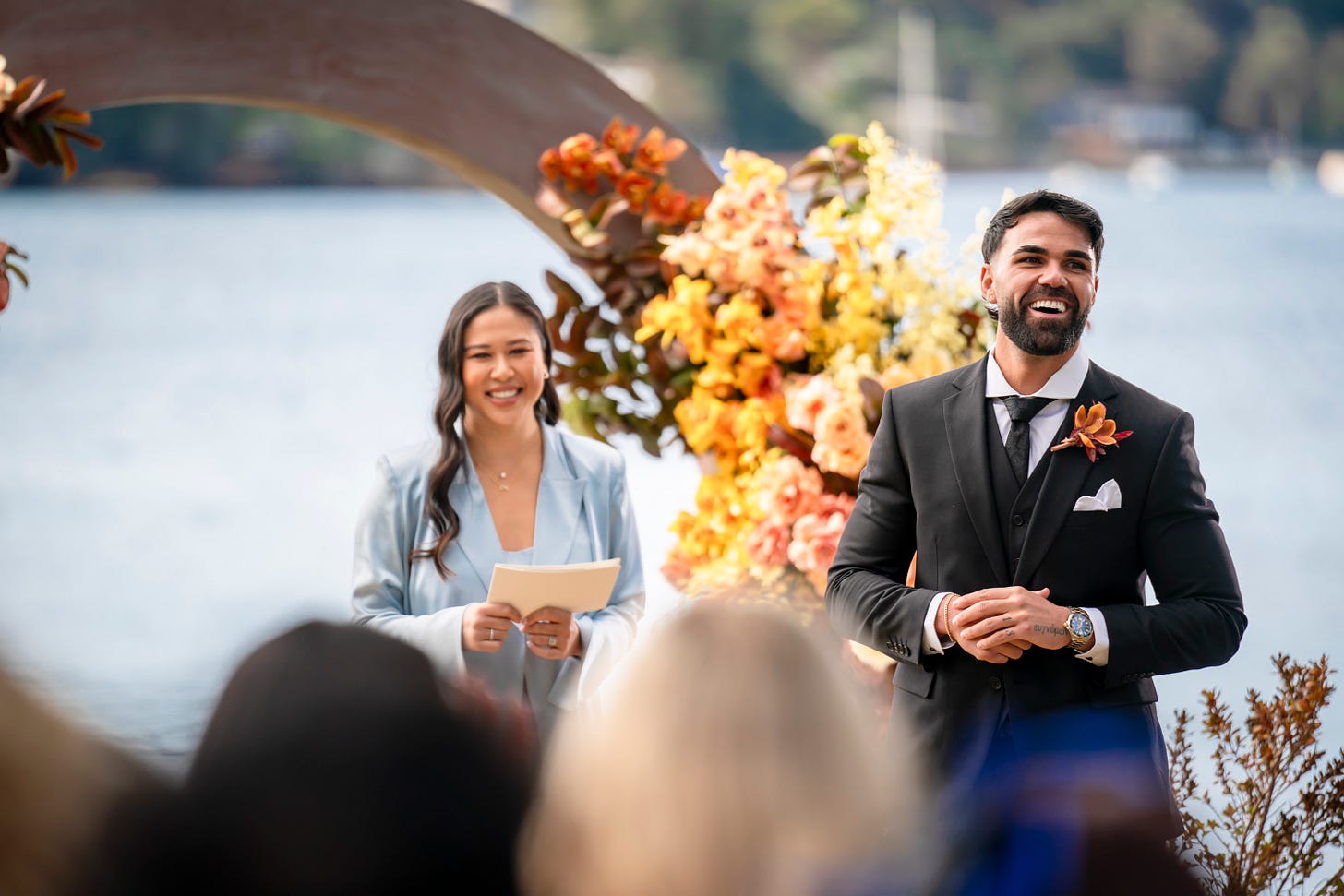 Adrian waits at the altar on MAFS 2025. 