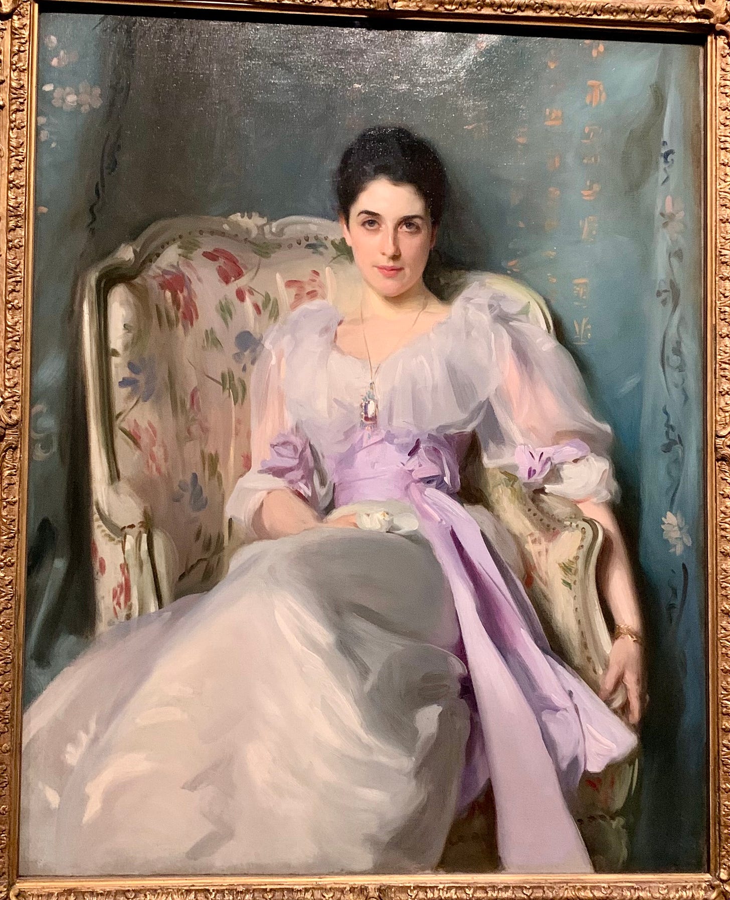 View of Sargent portrait Lady Agnew of Lachdaw