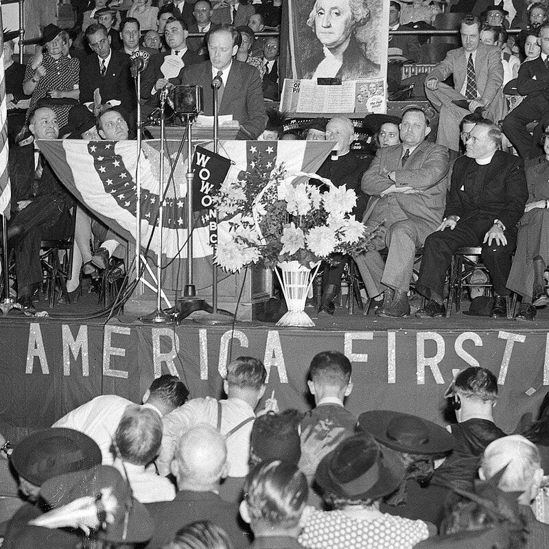America First': From Charles Lindbergh To President Trump : Parallels : NPR