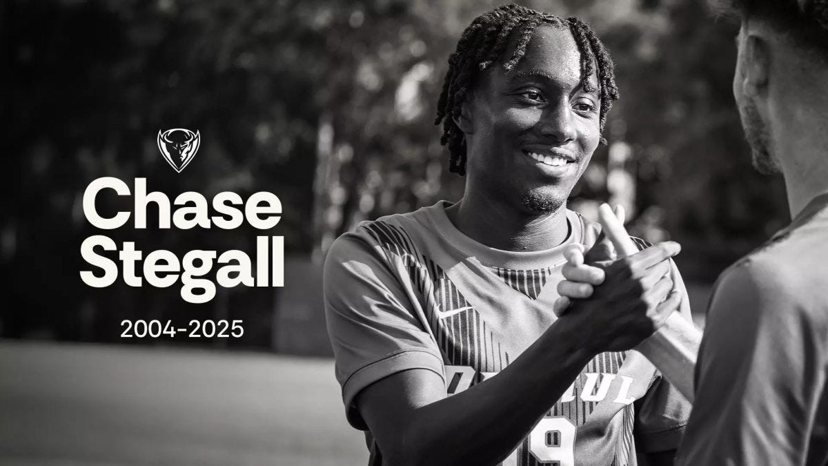 DePaul men’s soccer player Chase Stegall dies unexpectedly in residence hall