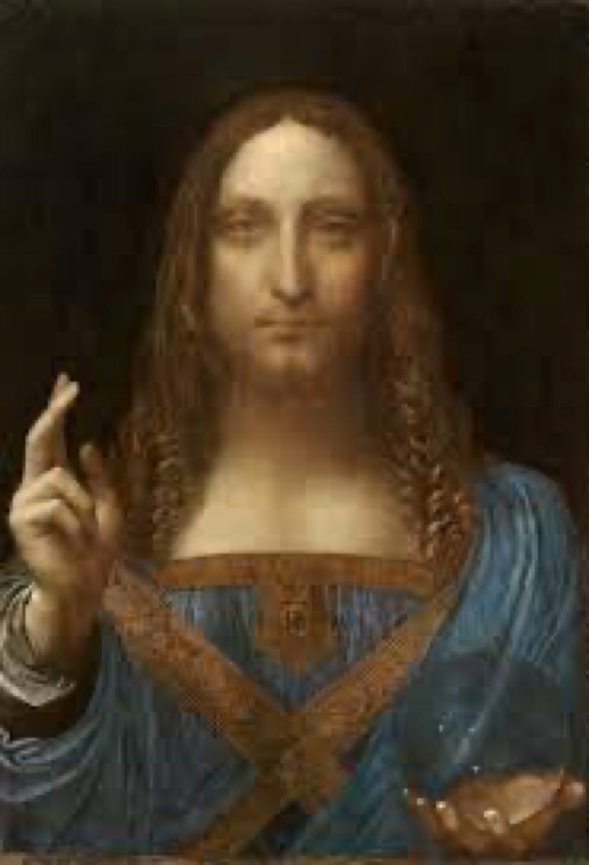 A painting of a person with long hair

Description automatically generated