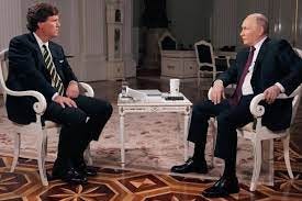 Tucker Carlson interviewed Russian President Vladimir Putin