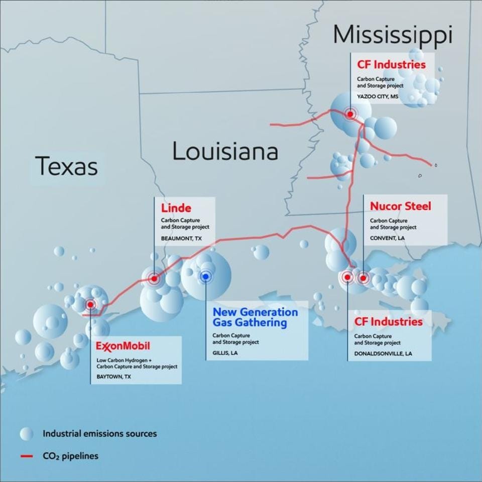 ExxonMobil CCS system