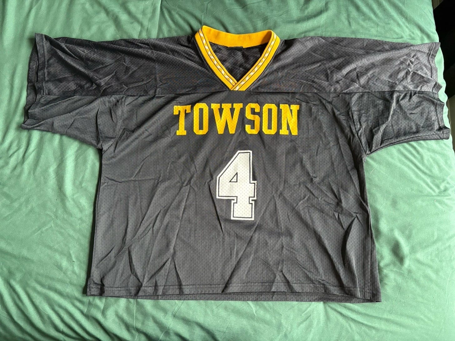 Size XL- Vintage Towson Tigers 90’s Lax World Maryland Lacrosse Jersey USA - Picture 1 of 8