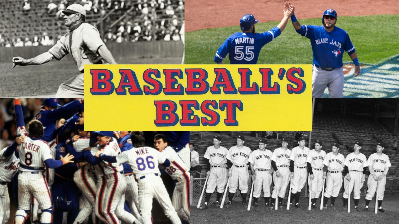 Baseball Replay Journal All Time Greatest Teams