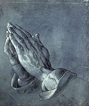 Hands in prayer 