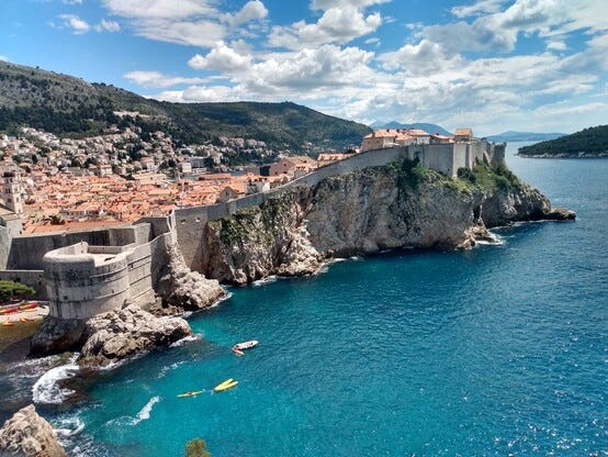 Photo of Dubrovnik - walled city on the sea cliffs