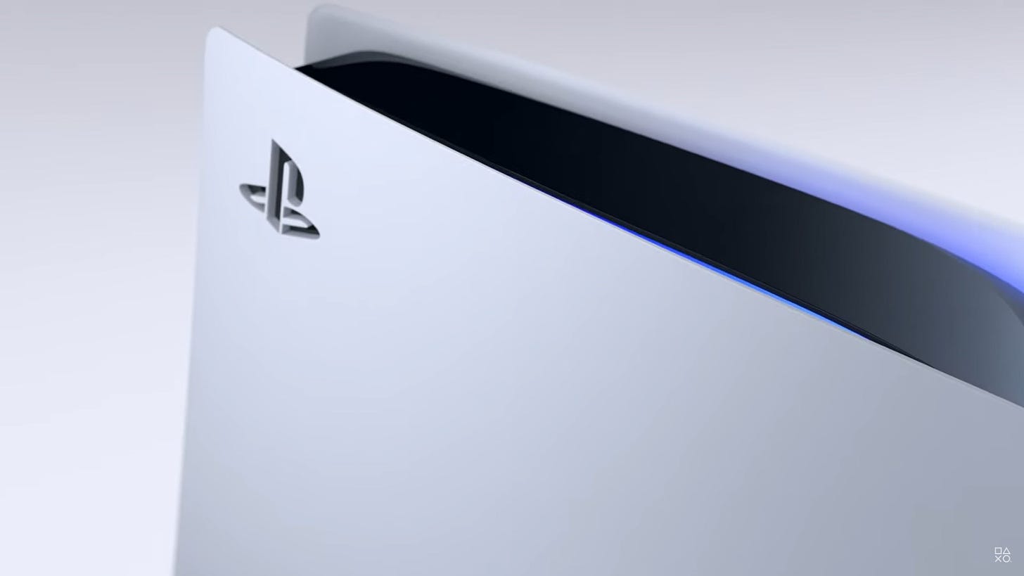 The PS5 front plate