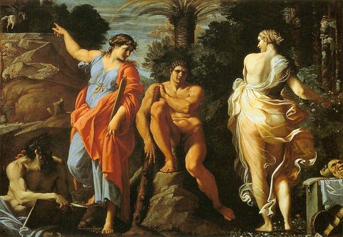 Annibale Carracci, The Choice of Hercules, 1596 for the Ca… | Flickr