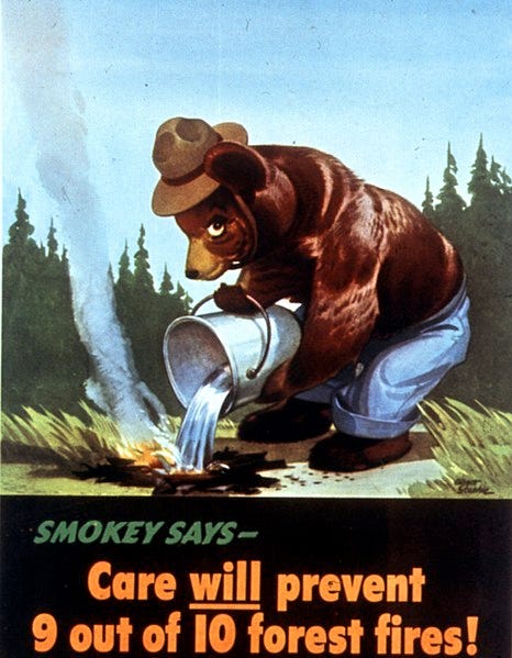 File:First Smokey Bear Painting.jpg