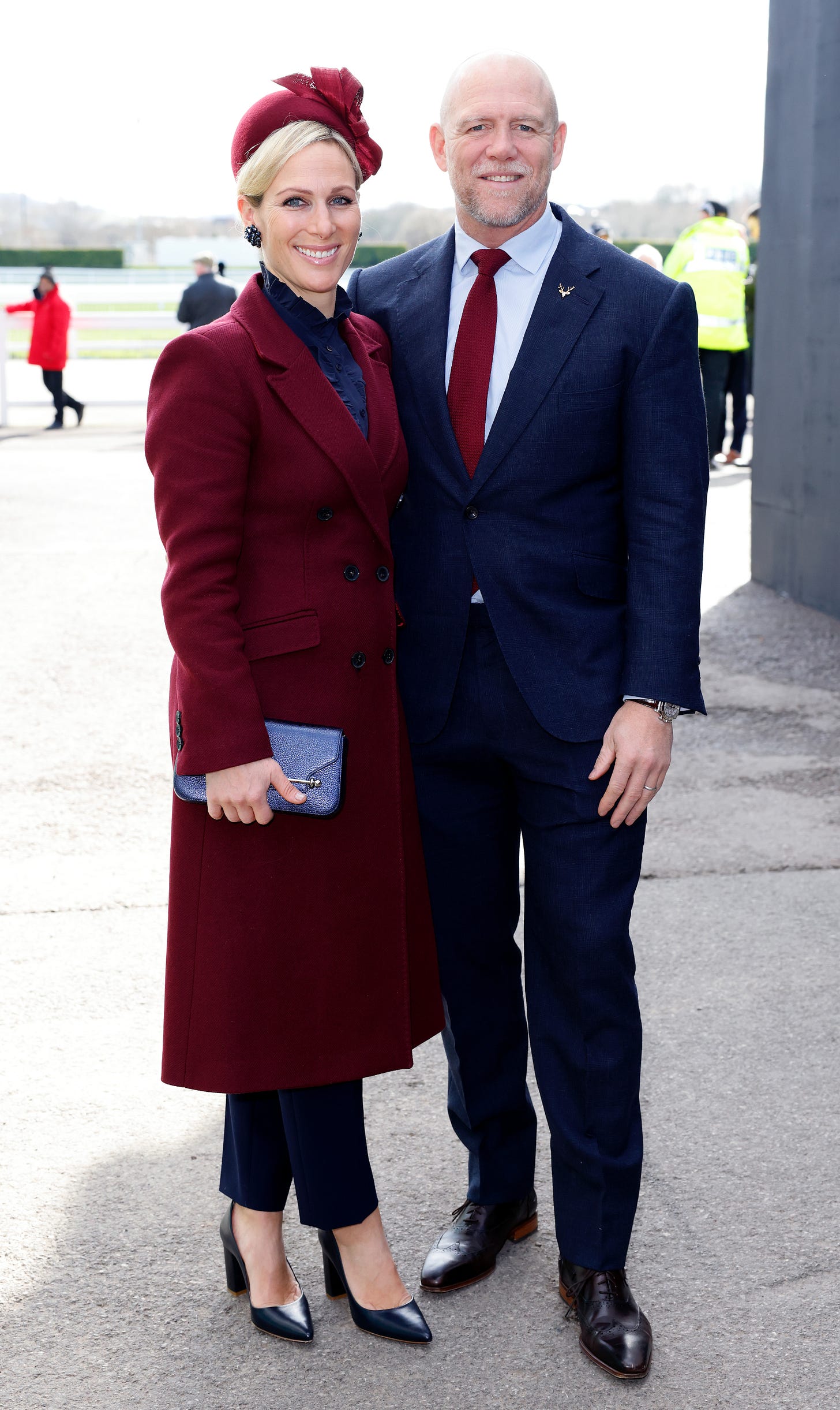 Mike and Zara Tindall at Cheltenham Festival
