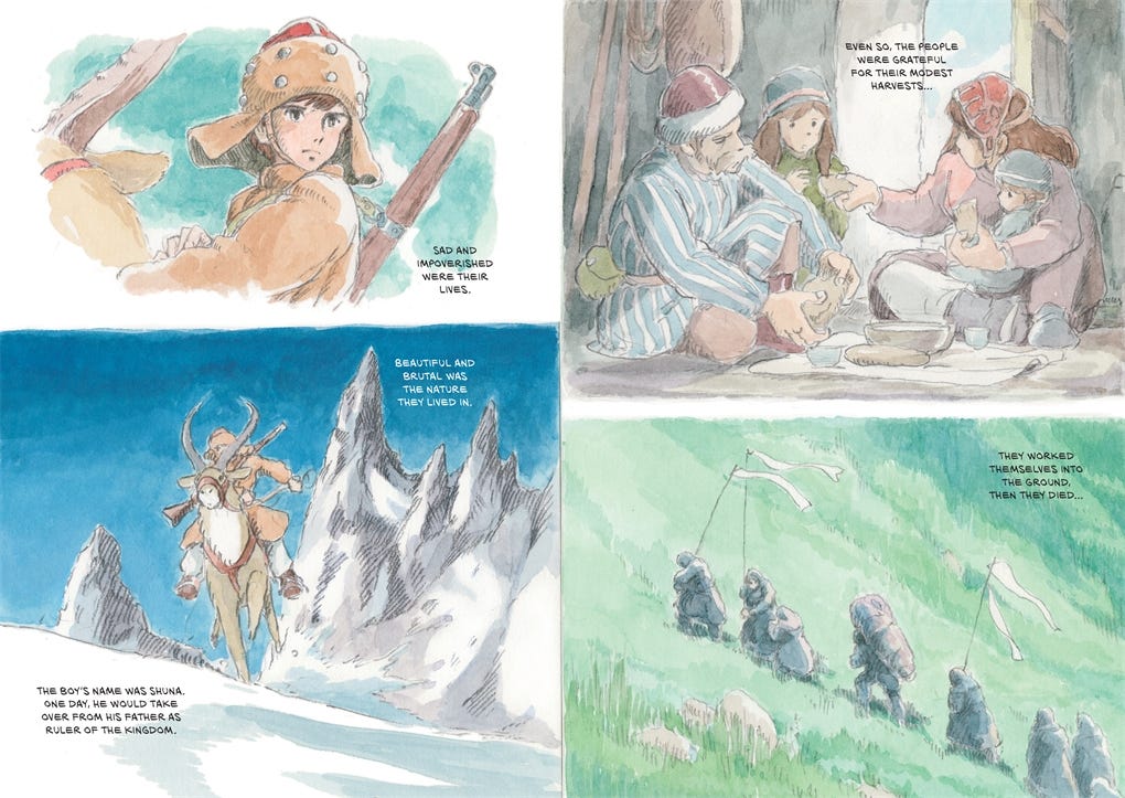 Interior book image for Shuna's Journey
