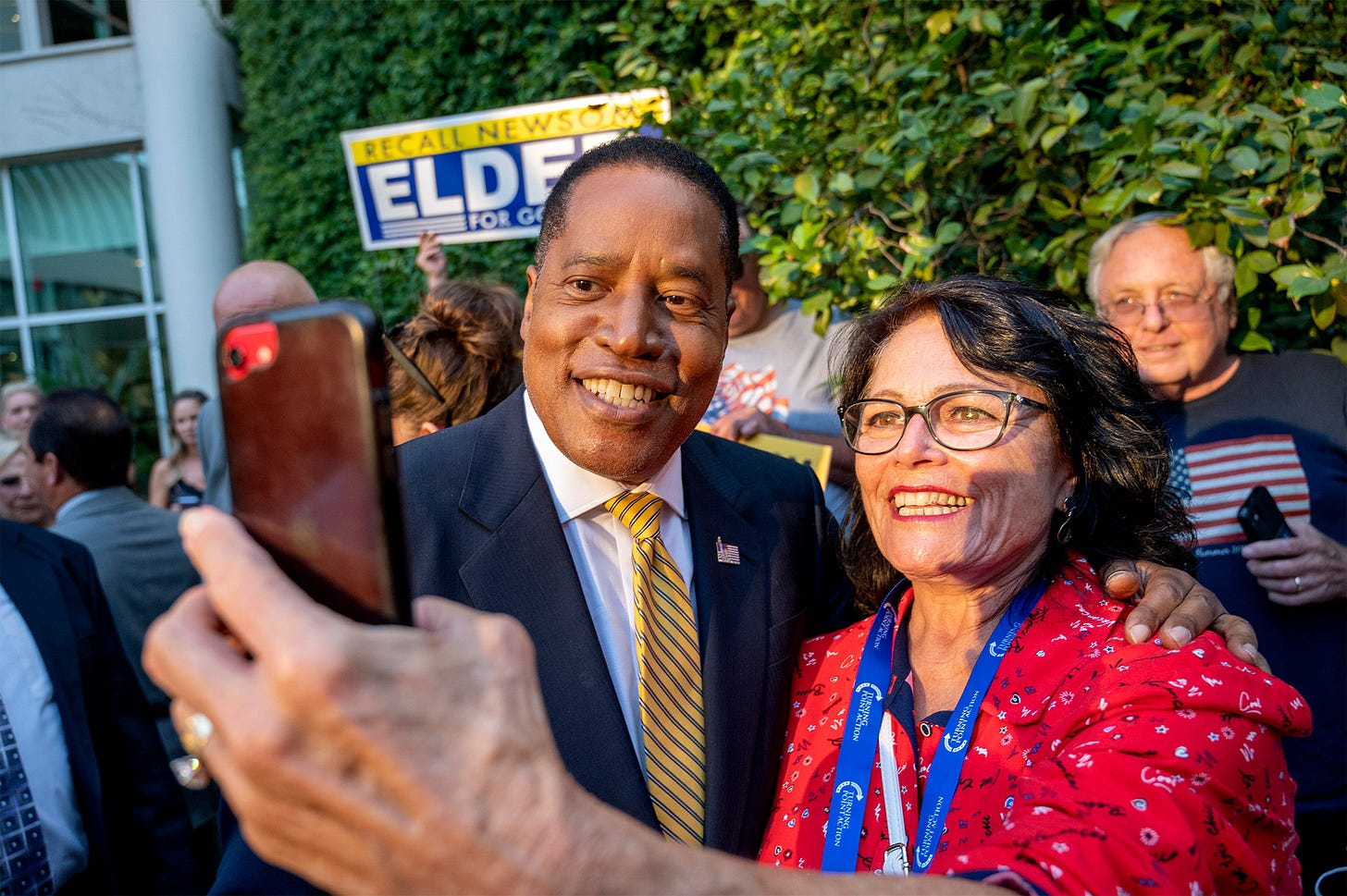 Who Is Larry Elder? Gavin Newsom Recall Election's Top GOP Challenger -  Bloomberg