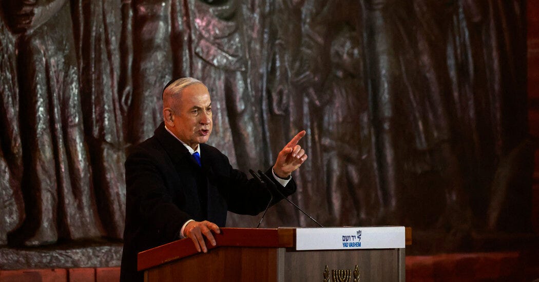Netanyahu Asserts Israel's Right to Defend Itself at Holocaust Remembrance Event - The New York Times Netanyahu Asserts Israel's Right to Defend Itself at Holocaust Remembrance Event - The New York Times