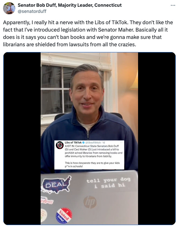 Connecticut Groomer Legislator Exposed - Libs of TikTok