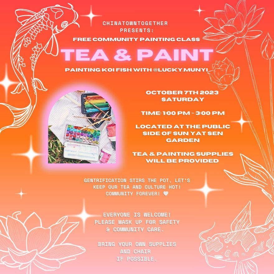Tea and Paint Koi