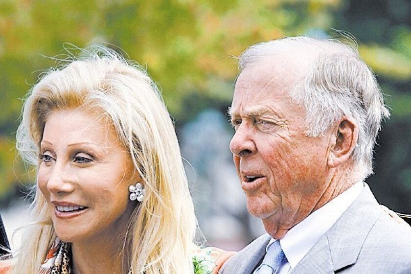 Madeleine Pickens and oil tycoon T. Boone Pickens to divorce - The San Diego Union-Tribune