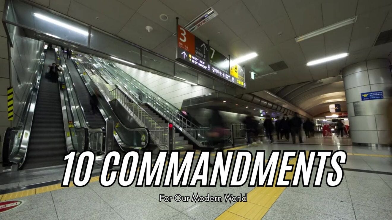 Modern 10 Commandments