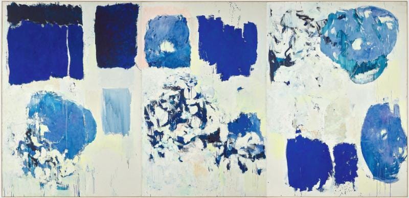 JOAN MITCHELL: LES BLUETS (THE CORNFLOWERS), 1973