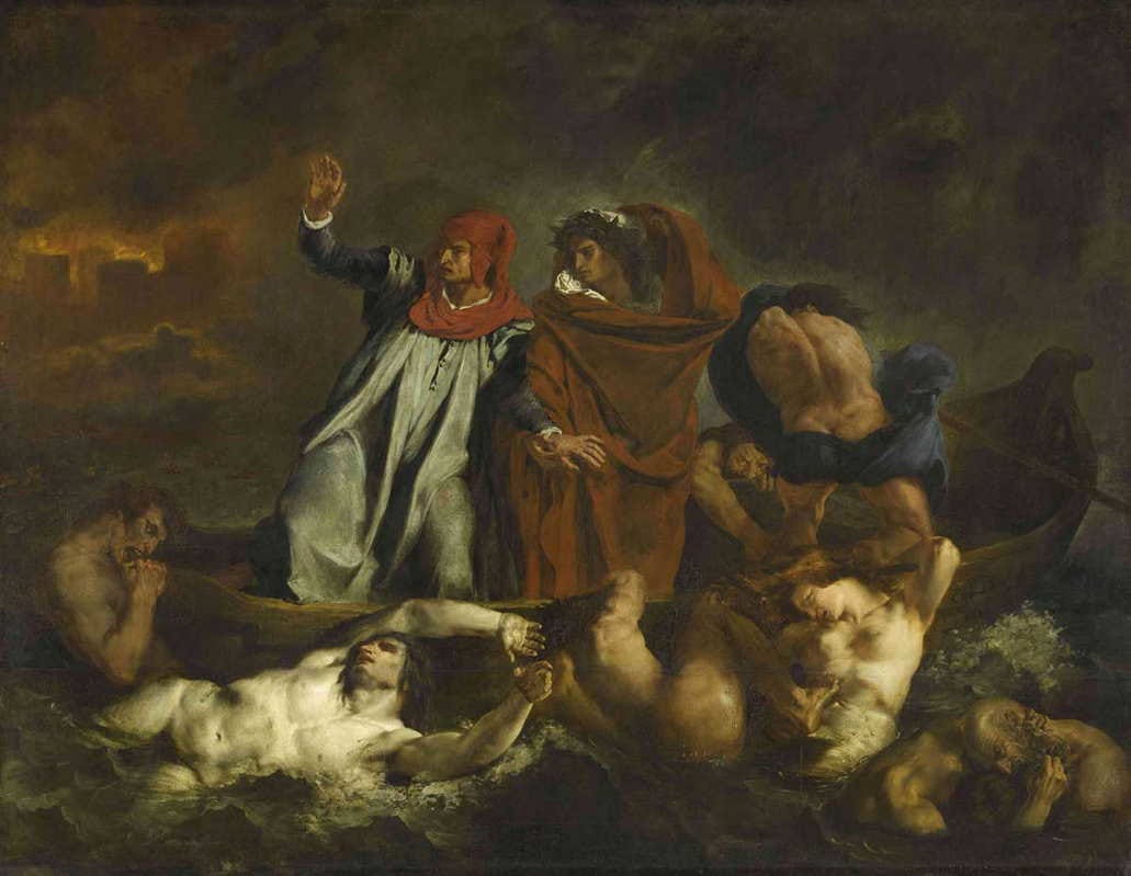 eugene delacroix barque dante