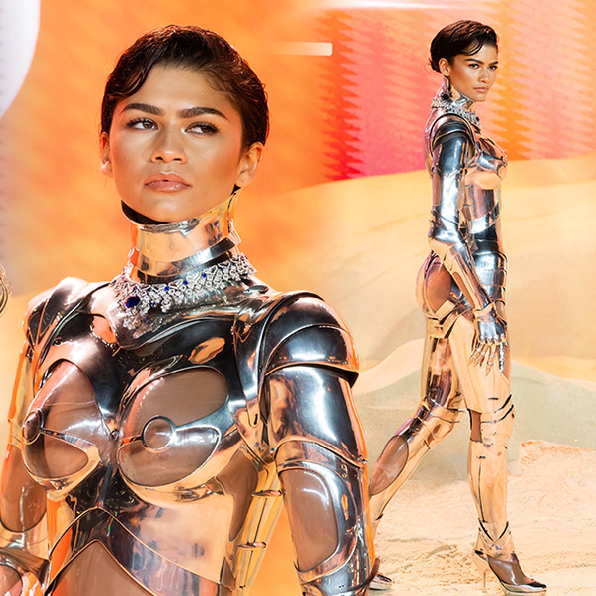 The Reactions To Zendaya's Dune Premiere Look Are As Iconic As The Metal  Suit Itself