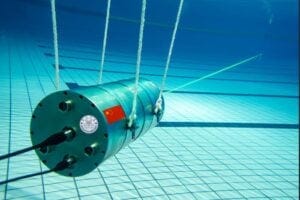 Researchers developed a single-photon Raman lidar system that operates underwater and can remotely distinguish various substances They demonstrated the system by using it to detect varying thicknesses of gasoline oil in a quartz cell that was 12 meters away from the system in a large pool.