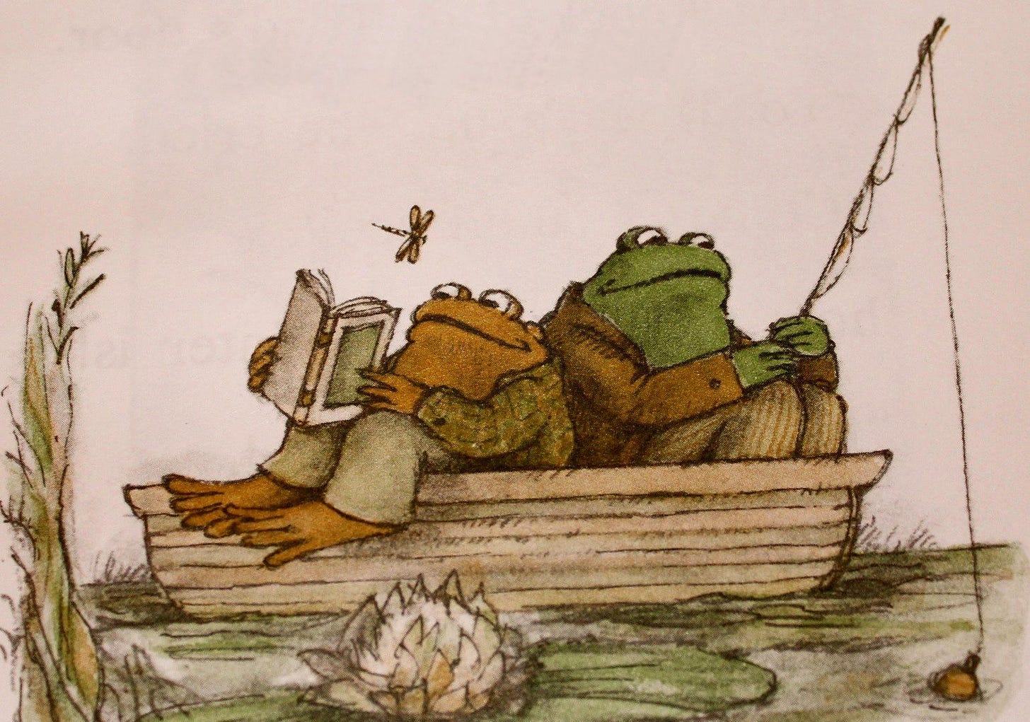 Frog and Toad go fishing by Arnold Lobel | Frog art, Frog and toad, Frog