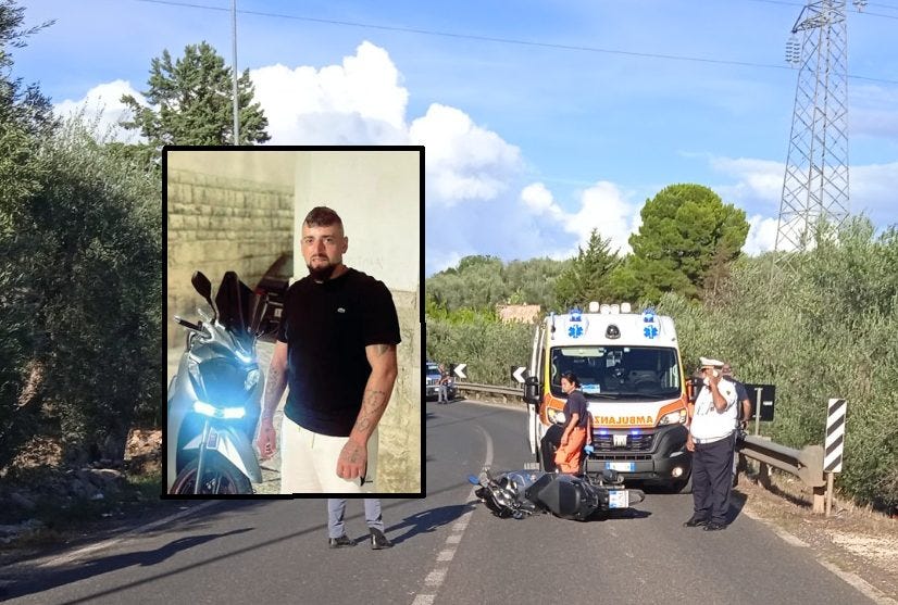 Tragedia sulla SP 89. Muore il 25enne Giuseppe Maggio