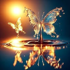 A butterfly made out of water

AI-generated content may be incorrect.