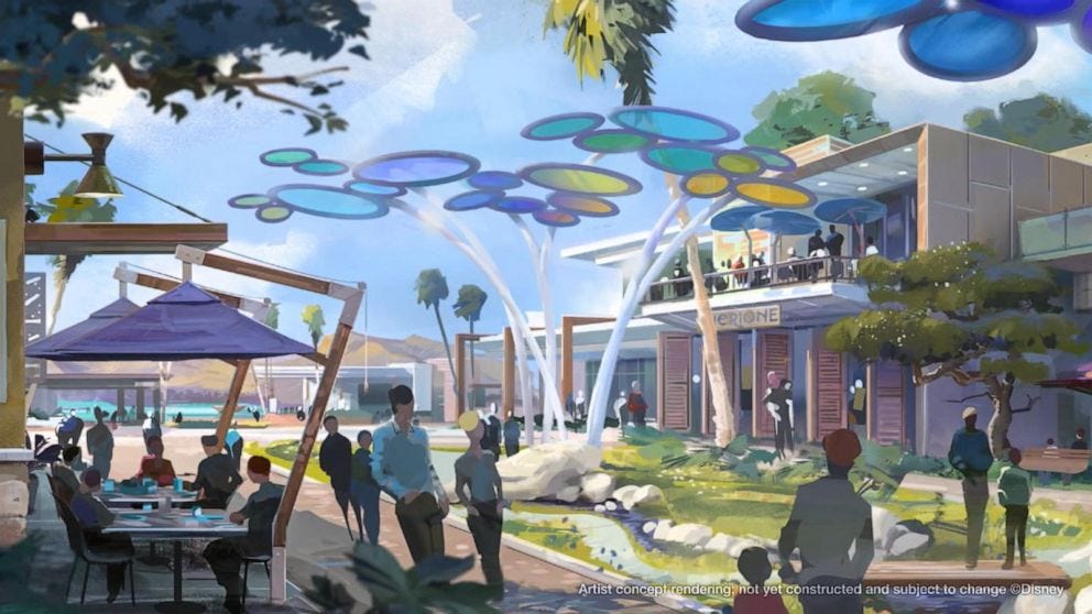 Concept art for a Disney Storyvillage
