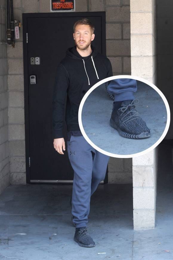 calvin harris yeezys 2016