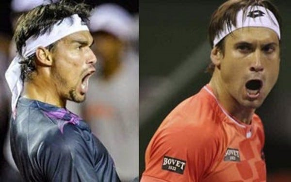 davie ferrer beats fabio fognini rio open 2015