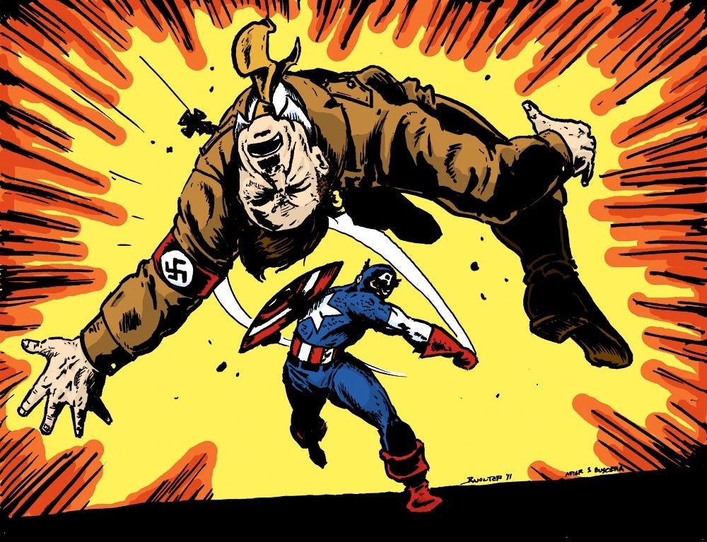 Punching Nazis. I'm a guy who loves a good… | by The Pendulum | Indivisible  Movement | Medium