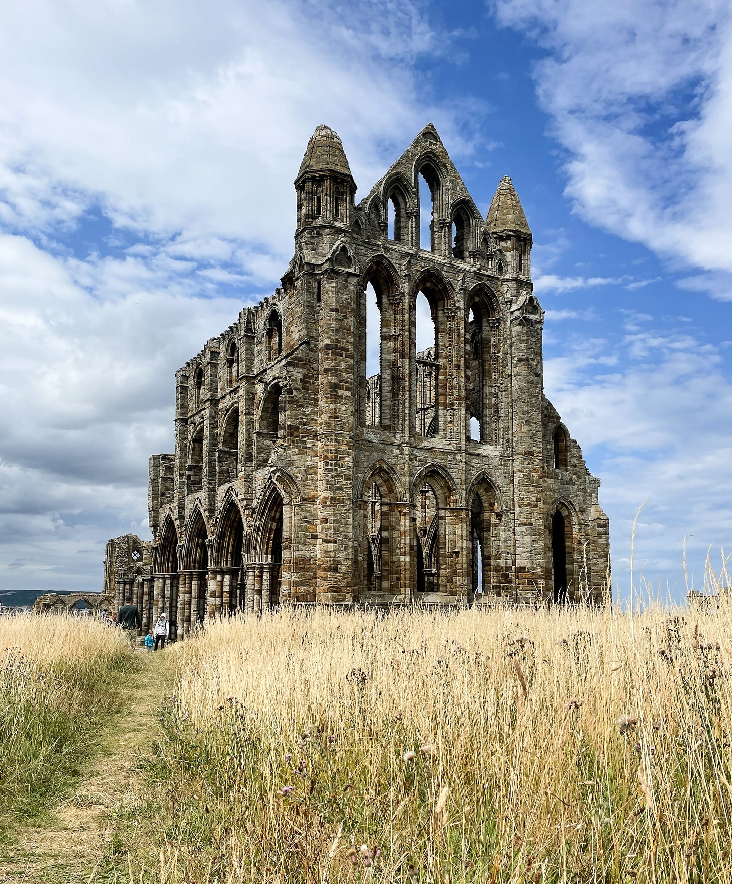 The ruins of Whitby Abbey - Whitby, Yorkshire, England
